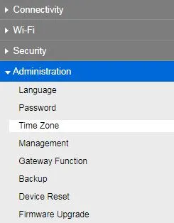 Check Time Zone Settings on Linksys Router